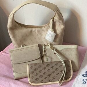 Dooney & Bourke Bundle (bag wallet sunglasses case & wristlet)